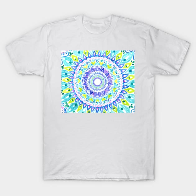 Summer Mandala T-Shirt by aterkaderk